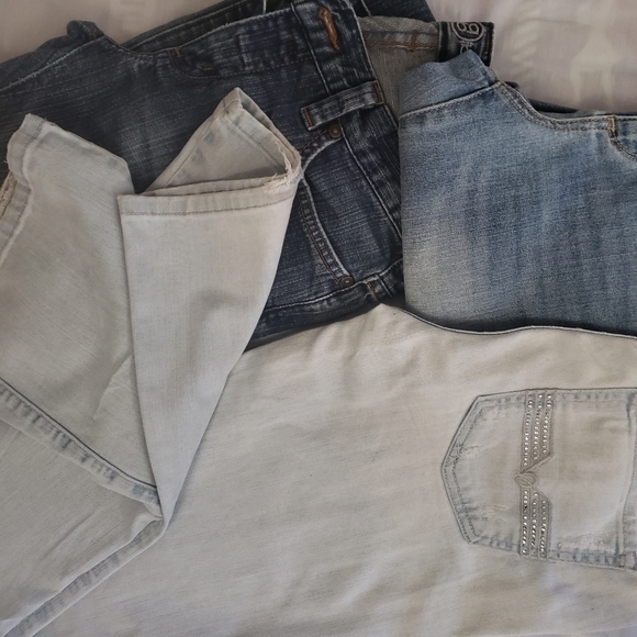 Bebe Jeans- Rhinestone Detail, sz. 27 - Picture 10 of 14